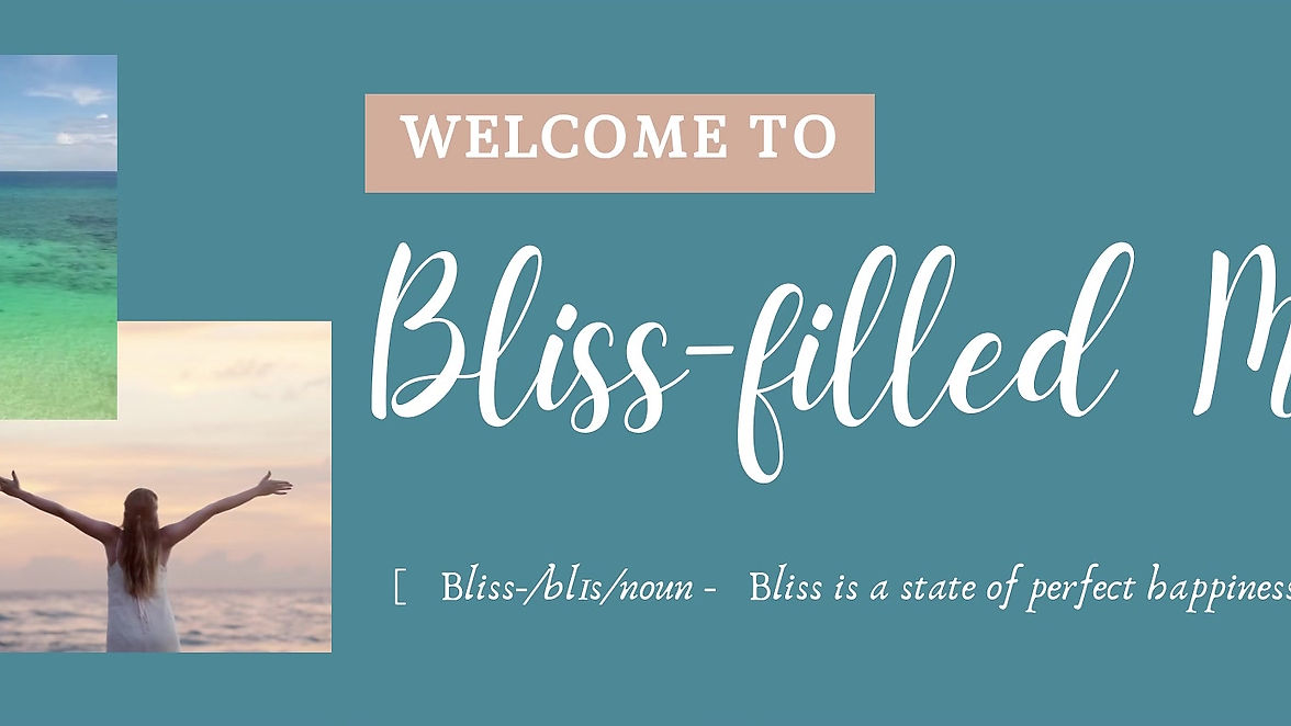 Bliss-Filled Mind Website Banner